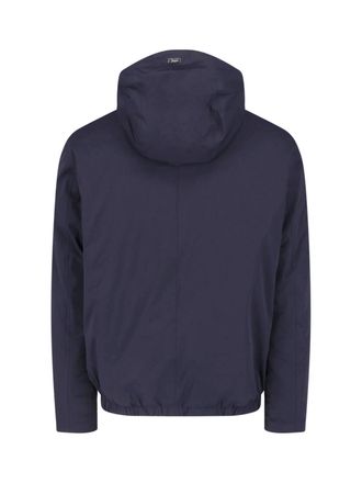 Herno Hooded Polyamide Jacket - Navy