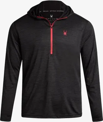 Spyder Men Knit Half Zip in Black at Nordstrom, Size Small