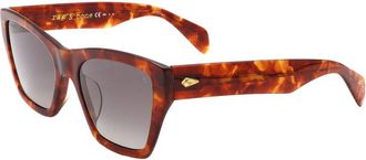Rag & Bone Womens RNB1046 54mm Polarized Sunglasses