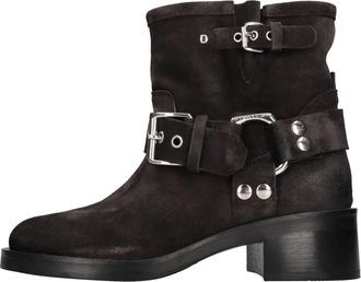Strategia A5737 Hombre Lavagna - Dames - Laarzen met Hak - Grijs - 37 EU - Leer - Schoenen
