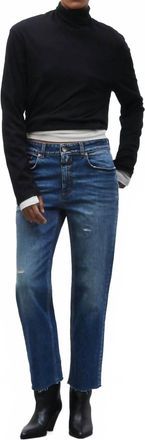 Closed Milo Straight Jeans In Mid Blue