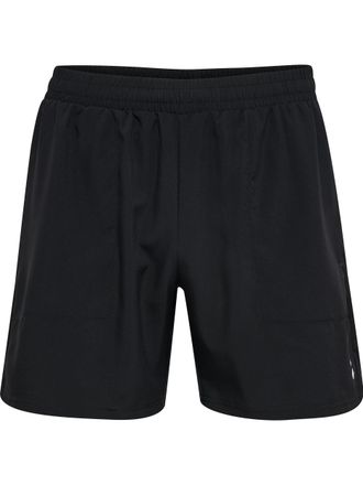 Hummel Trainingsshorts HUMMEL HMLPULSE WORKOUT SHORTS, Damen, Gr. XXL (44), N-Gr, schwarz, Obermaterial: 100% Polyester, Hosen Trainingsshorts, aus gewebtem 