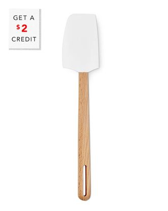 LE CREUSET Signature White Silicone Medium Spatula With $2 Credit
