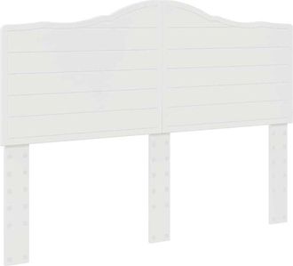 vidaXL Headboard with Headboard Gloss White 160 cm Engineered wood vidaXL