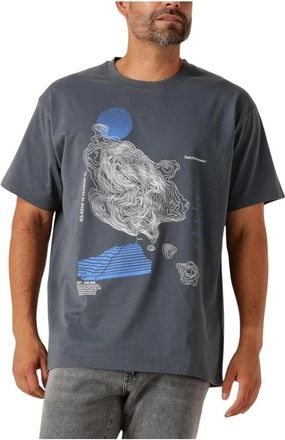 Peak Performance Heren Grafische Tee Blauw Polo T-shirt - Heren - T-shirts - Blauw - M - Tops