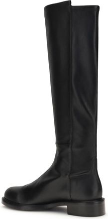 Stuart Weitzman Womens High Boots Gisele Black Calf Leather