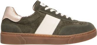 Nero Giardini Sneakers in camoscio- tessuto e pelle - - Shoes - Donna - Verde - 39 EU