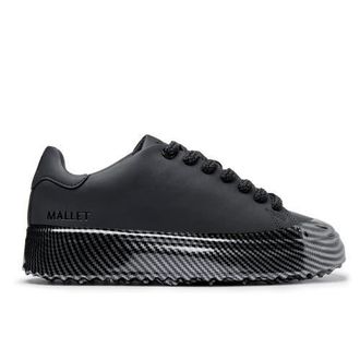 Mallet Footwear Grftr Lite Sneakers in Triple Black Carbon Fibre at Nordstrom, Size 12