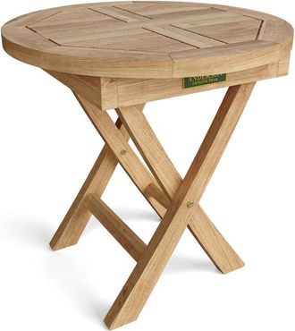 Anderson Teak Bahama 20 Mini Side Round Folding Table
