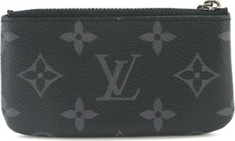 Louis Vuitton Monogram Eclipse Monogram Eclipse Coin Purse/Coin Case (Pre-Owned)