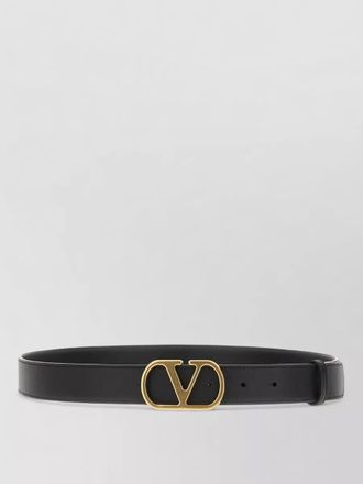 Valentino Garavani leather belt adjustable length refined design