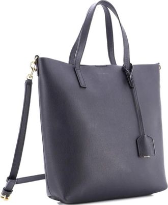 Saint Laurent Shopper Leather Toy tote bag - Zwart