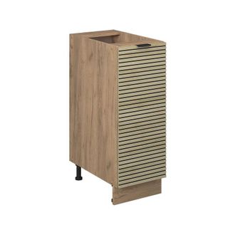 Vicco Armario De Farmacia Fame-line, Panel De Roble, 30 Cm Sin Encimera, Vicco