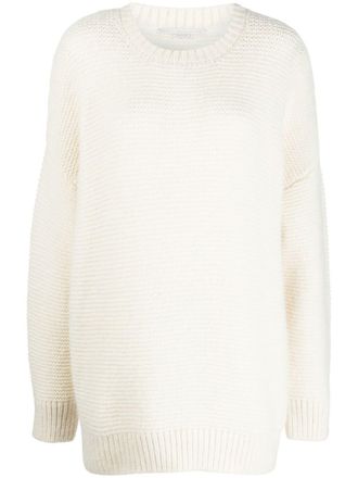 Stella McCartney Ribgebreide trui - Beige