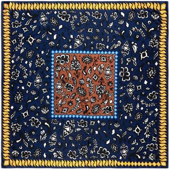 Bimba & Lola Ikatmix-print scarf - women - Recycled Polyester - One Size - Blue