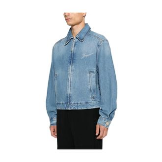 Jacquemus Heren, Jassen, Blauw, Maat: M Denim