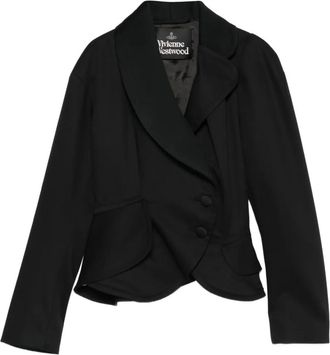 Vivienne Westwood Blazer Stormy con revers a scialle - Nero
