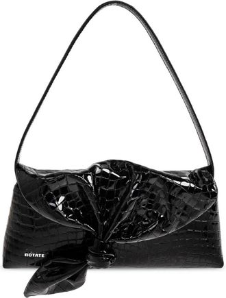 Rotate Leren Tas - Dames - Schoudertassen - Zwart - ONE Size - Leer - Tassen