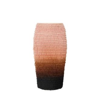 Elisabetta Franchi Pencil Skirts, female, Brown, Size: XL Calf-length Tulle Skirt
