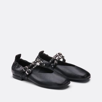 Mjus Leren ballerinas