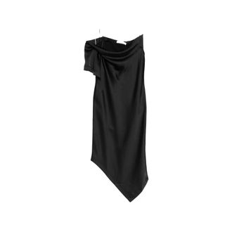 Iro Party Dresses, female, Black, Size: XS Thiana Asymmetrical Long Dress