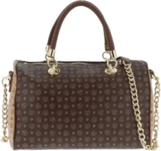 Pollini Tassen, Dames, Bruin, ONE Size, Heritage Bauletto