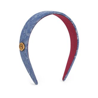 Etro Jacquard Denim Hair Band - female - Etro - Accessories - Blue - ONE SIZE - Accessories