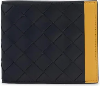 Bottega Veneta Intrecciato Leather Bifold Wallet in 4112 Midnight-Taxi at Nordstrom