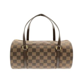 Louis Vuitton Pre-owned Coated Canvas Handbag - Dames - Vintage Handtas - Bruin - ONE Size - Vintage