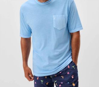 Johnnie-O Dale Cotton Blend T Shirt In Haze