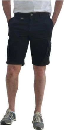 Aeronautica Short Cargo - Heren - Korte Broeken - Zwart - L - Katoen - Korte Broeken