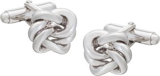 Oliver Brown Knot Cufflinks - Silver