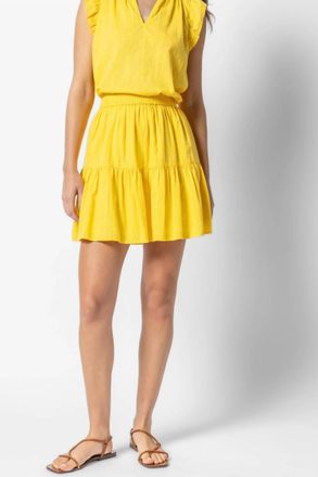 Lilla P Tiered Short Skirt Saffron