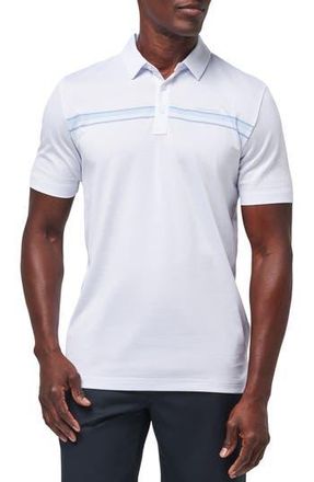 Travis Mathew Dolphin Cruise Stripe Polo in White at Nordstrom Rack, Size Xxx-Large