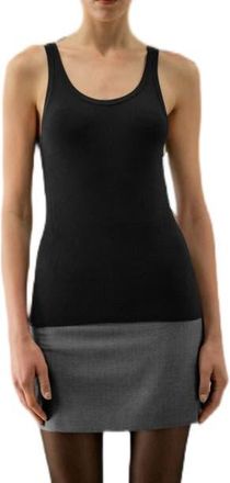 LilySilk Basic Silk Tank Top in Black at Nordstrom, Size Medium