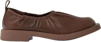 Camper Schoenen, Dames, Bruin, 38 EU, Leer, Bruine Slip-On Ballet Flats