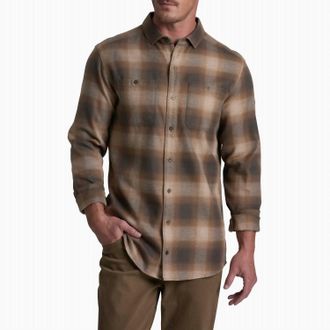 K&uuml;hl Law Flannel Long Sleeve Shirt In Kanteen