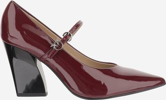 Pinko Pompe in pelle lucida rosa