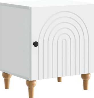 vidaXL Armario De Noche 43 X 34,5 X 50 Cm Madera De Ingenier&iacute;a Vidaxl