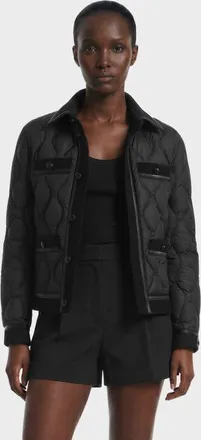 Rudsak Jolie Quilted Light Jacket in Black at Nordstrom, Size X-Small