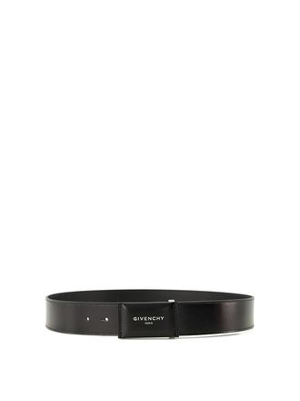Givenchy Leather Antigona Plaque Belt 40Mm