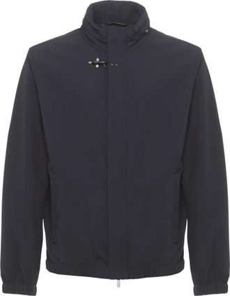 Fay Heren, Jassen, Blauw, Maat: 3XL Nylon