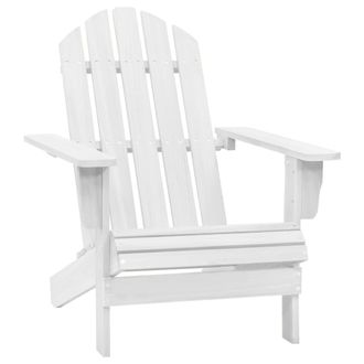 vidaXL Vidaxl - Silla De Jard&iacute;n De Madera Blanca