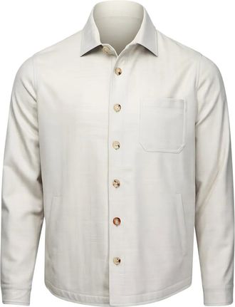 Maurizio Baldassari Camicia con taschino - Toni neutri