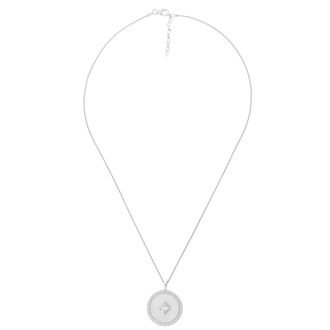 Orphelia Huda WoMens 925 Sterling Silver Chain with Pendant - ZH-7290 - One Size