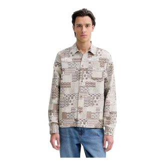 Les Deux Layton Shirt - Heren - Casual Overhemden - Beige - M - Katoen - Overhemden