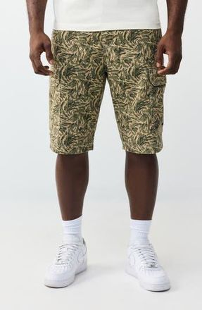 True Religion Cargo Shorts in Abstract Camo at Nordstrom Rack, Size 32
