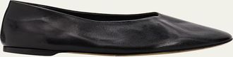 Toteme Slip Nappa Leather Ballerina Flats