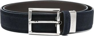 Canali Cintura in pelle scamosciata - Blu