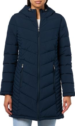 Tommy Hilfiger Womens Every Day Essential Long Lightweight Coat, Navy, M